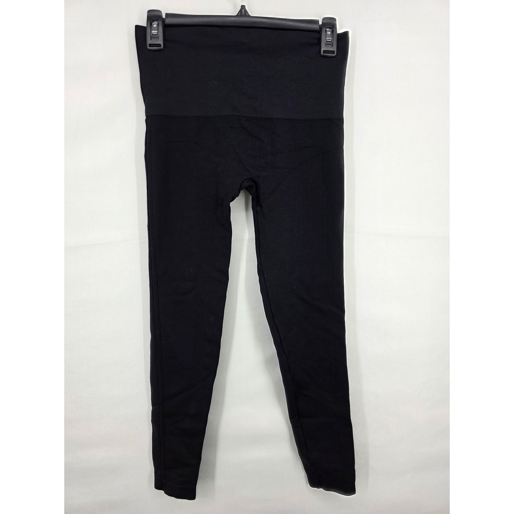 Spanx Look at Me Now Seamless Leggings Black High Waist Size Large 3060